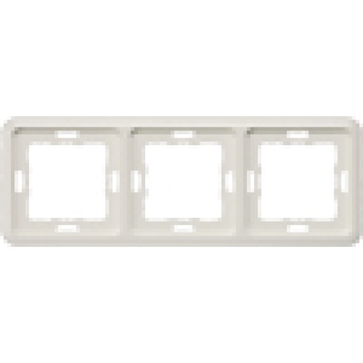 DELTA profil titanium white frame triple