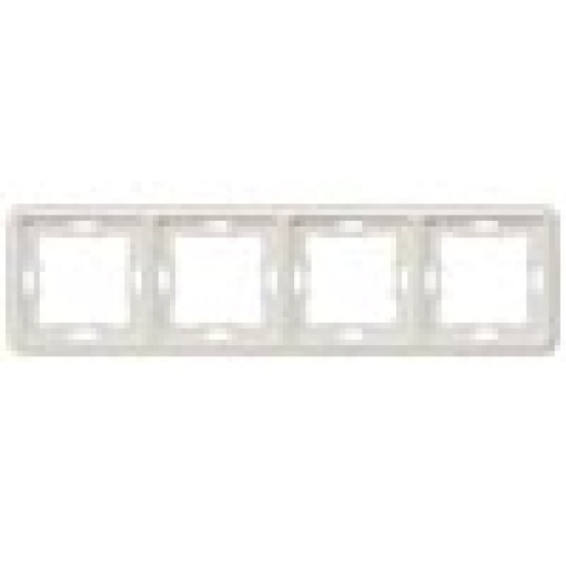 DELTA profil titanium white frame quadruple