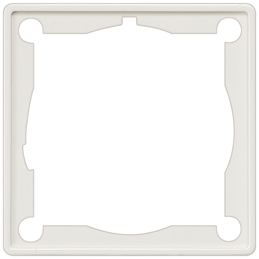 DELTA isystem intermediate frame for 51x51mm devices titanium white