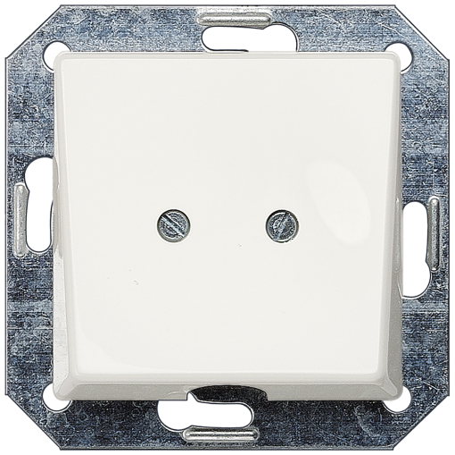 DELTA isystem outlet plate titanium white