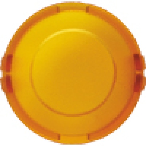 DELTA fläche IP44 surfacem spare window for light signal yellow