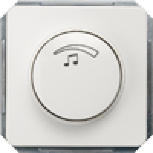 DELTA profil volume controller titanium white mono 3W 27 ohm