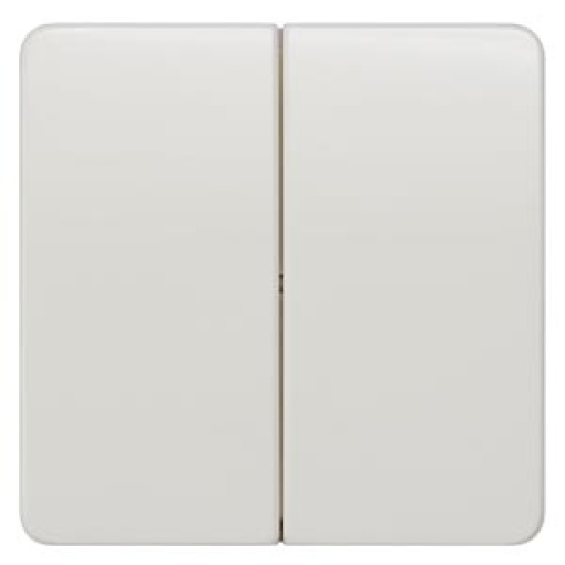 DELTA profil rocker double neutral for twocircuit switch titanium white