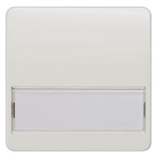 DELTA profil rocker with labeling field titanium white