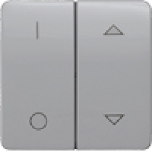 DELTA profil rocker double with IO and shutterblind symbols for OFF switch