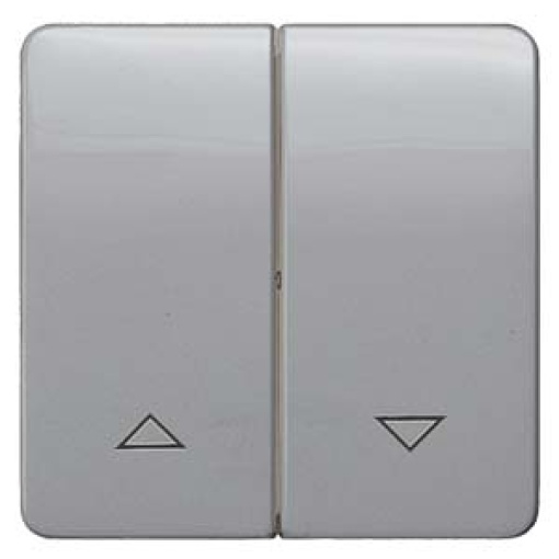 DELTA profil rocker with shutterblind symbols silver