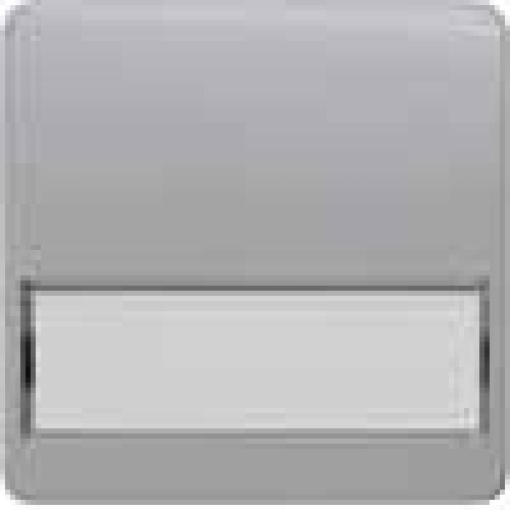 DELTA profil rocker with labeling field silver