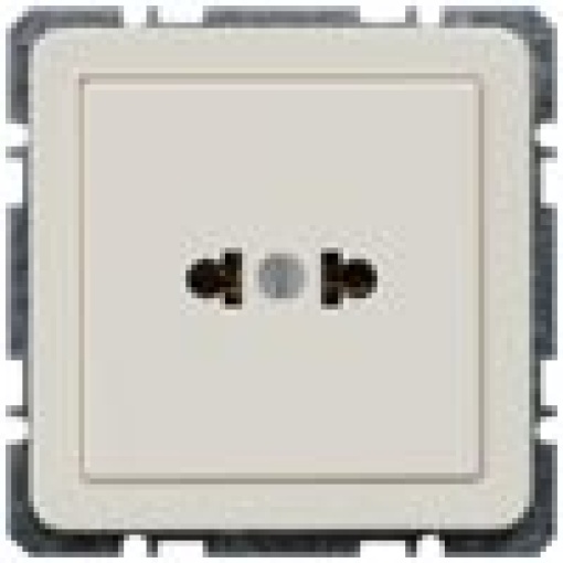 DELTA profil socket outlet according to US standard C73 titanium white