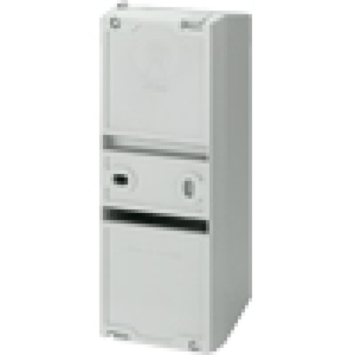 Terminal cover gray IP40 for surfacemounting for installation devices 2 5