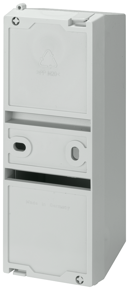 Terminal cover, gray IP40, for surface-mounting for installation devices 2, 5...