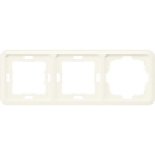 DELTA profil silver frame triple cut out