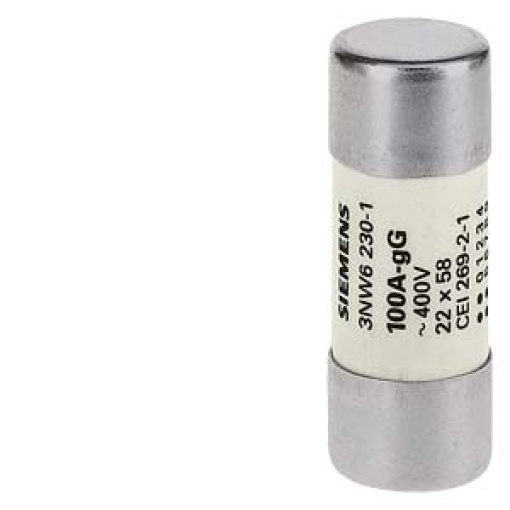 SENTRON cylindrical fuse link 22x58 mm 50 A gG Un AC 690 V