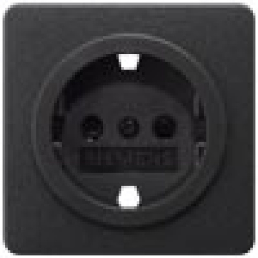DELTA profil socket cover with increased touch protection anthracite wo in