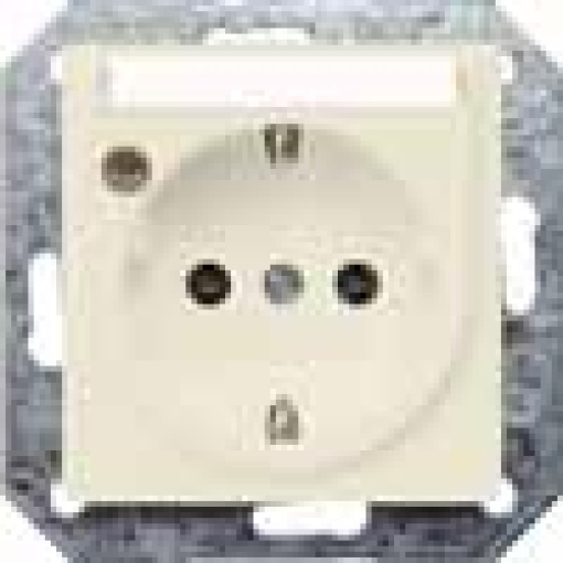 DELTA isystem socket outlet with labeling field and status indicator electr