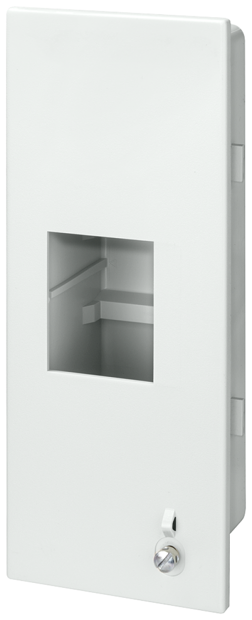 Wall enclosure gray IP40 for flush mounting for builtin devices 2 5 MW ma