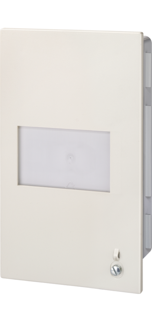 Wall enclosure gray IP40 for flush mounting for builtin devices 4 5 MW ma