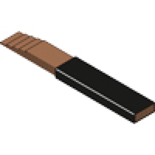 StabSIKUS Universal Copper bar flexible L2000 mm 20x 10x 1 mm 400 A temp