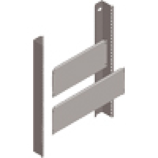 StabSIKUS Universal Terminal strip vertical 5 DIN rails A L365 mm H400 mm 