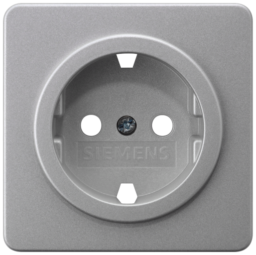 DELTA profil socket cover without insert silver
