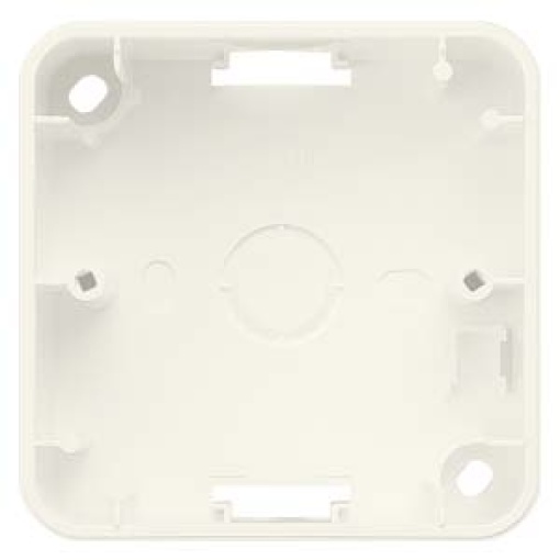 DELTA profil surfacemounting enclosure single titanium white