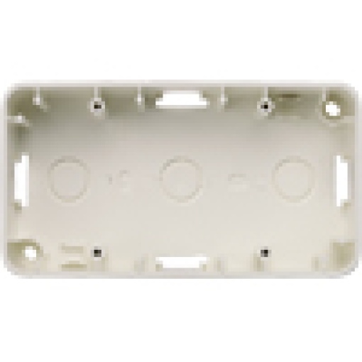 DELTA profil surfacemounting enclosure double titanium white