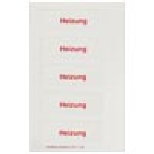 DELTA profil sheet of pictographs for rocker with labeling field Heating Eme