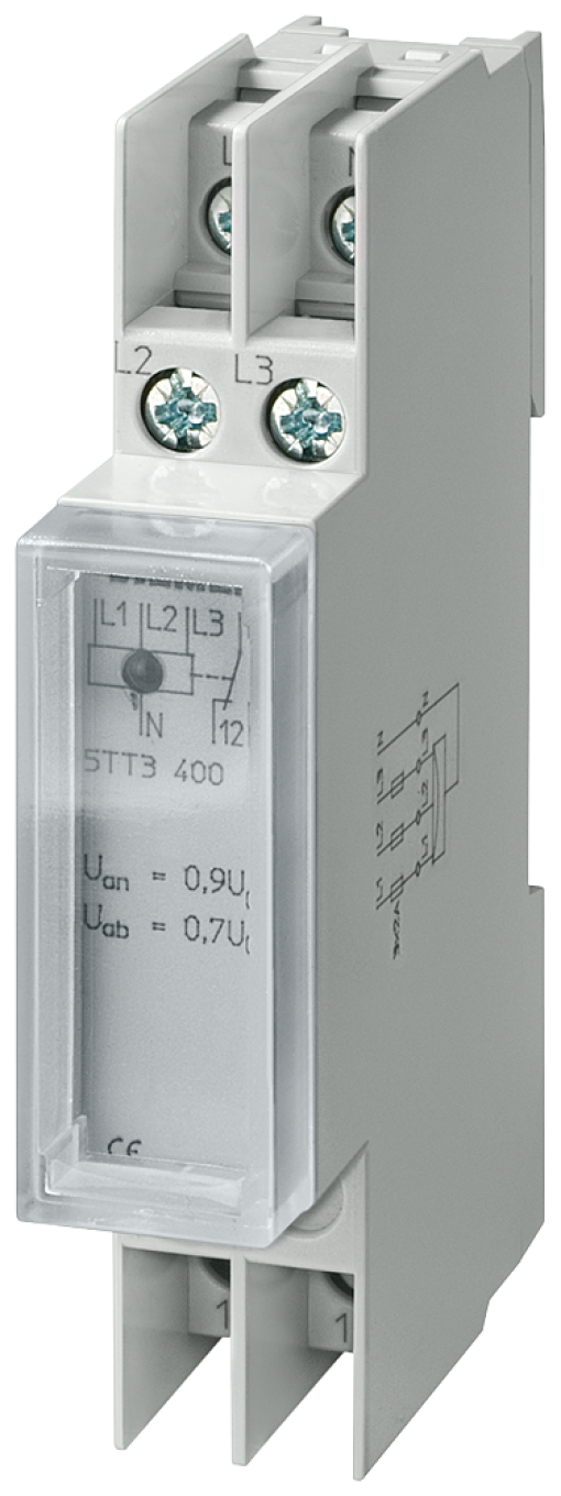 Voltage relay T5570 230400 V AC 1 W 085095 with transparent cap