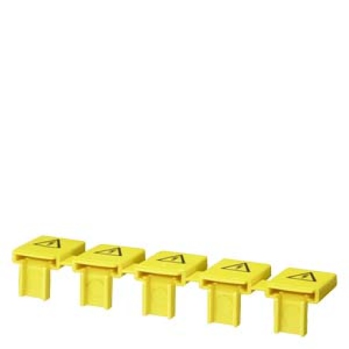 Touch protection for open terminals yellow