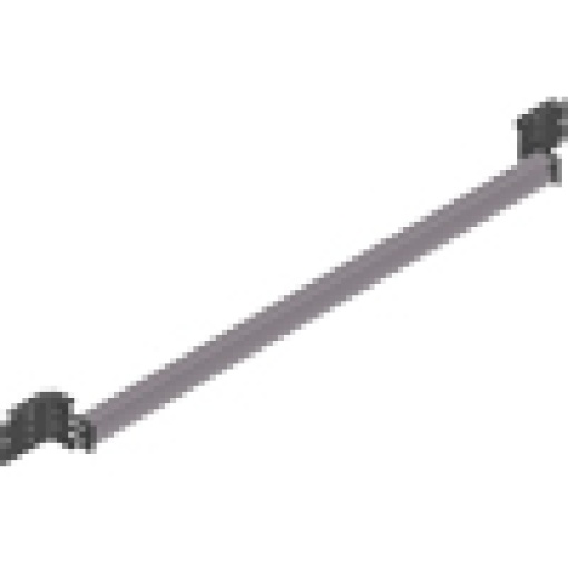 Stab Universal DIN rail with holder for vertical cable channel W600 mm