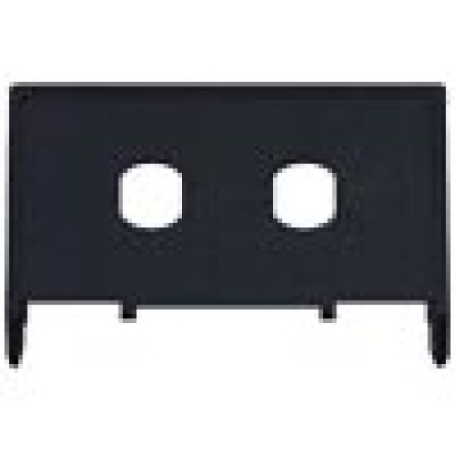 DELTA fiberoptic mounting plate for 2 FO installation couplings 2xST AMP