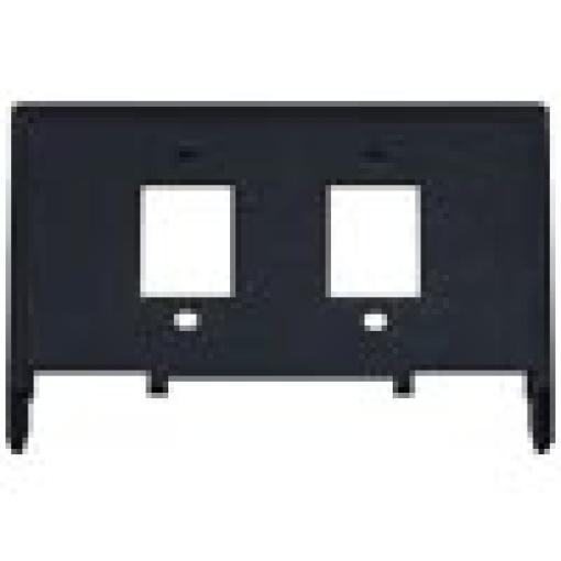 DELTA fiberoptic mounting plate for 2 FO installation couplings 2xSC AMP