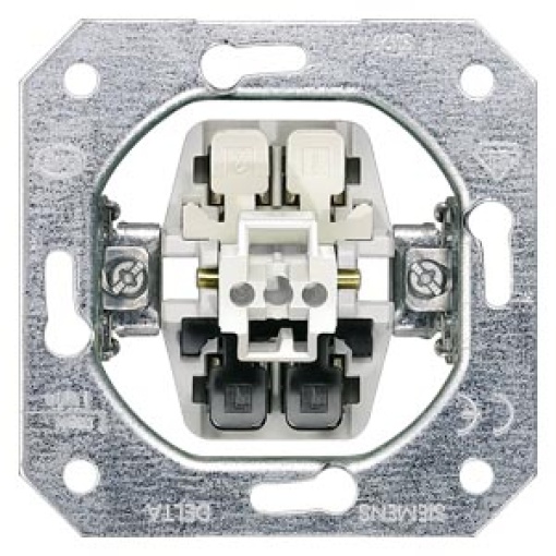 DELTA insert flushm OFF switch 2pole 16A
