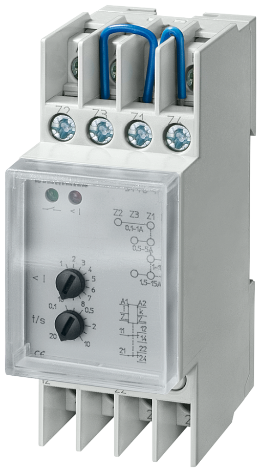 Undercurrent relay T5570 230 V AC 151015 A 1phase with transparent cap
