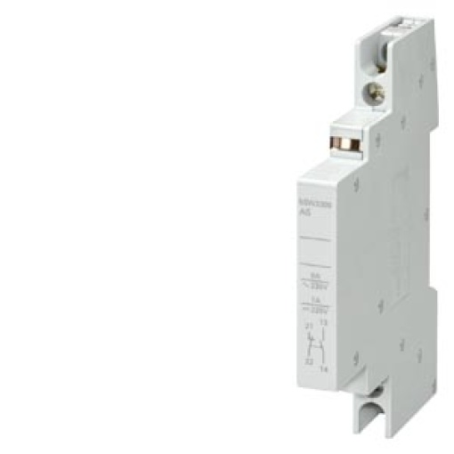 Auxiliary current switch can be attached for residual current operated circui