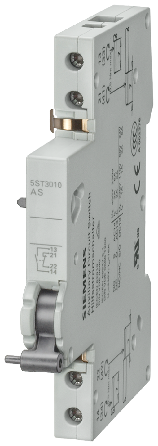 Auxiliary switch 2NO for 5SL 5SY 5SP 5TL1 5SU1 5SV