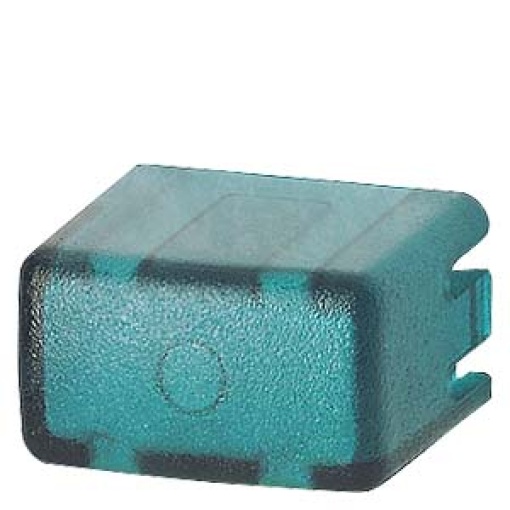 Set of caps for pushbutton 5TE48 set with 5x each greentransparent