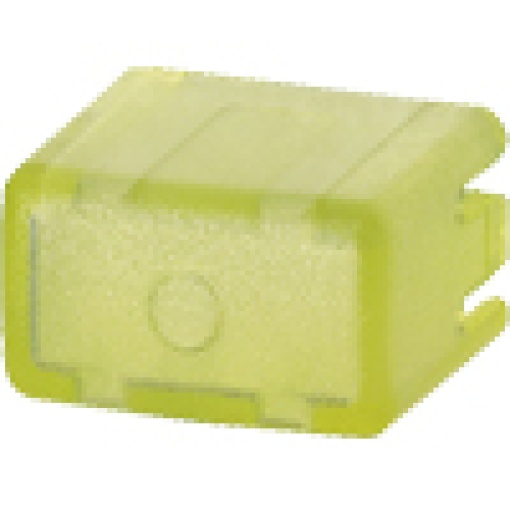 Set of caps for pushbutton 5TE48 set with 5x each yellowtransparent
