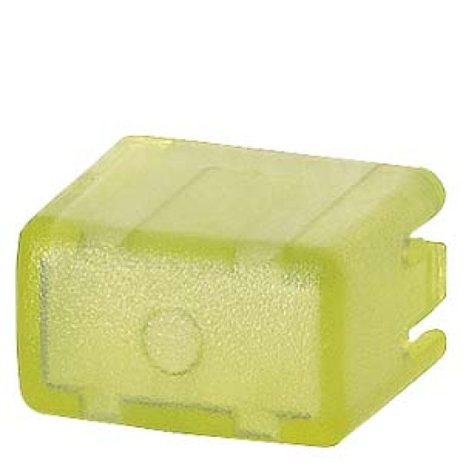 Set of caps for pushbutton 5TE48 set with 5x each yellowtransparent