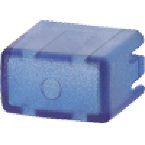 Set of caps for pushbutton 5TE48 set with 5x each bluetransparent