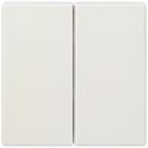DELTA style rocker double neutral for twocircuit switch titanium white