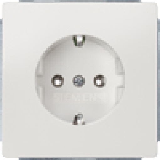 DELTA style SCHUKO socket outlet titanium white