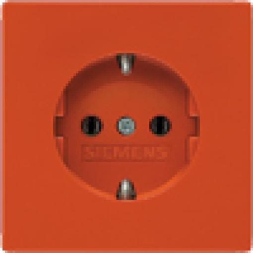 DELTA style SCHUKO socket outlet orange