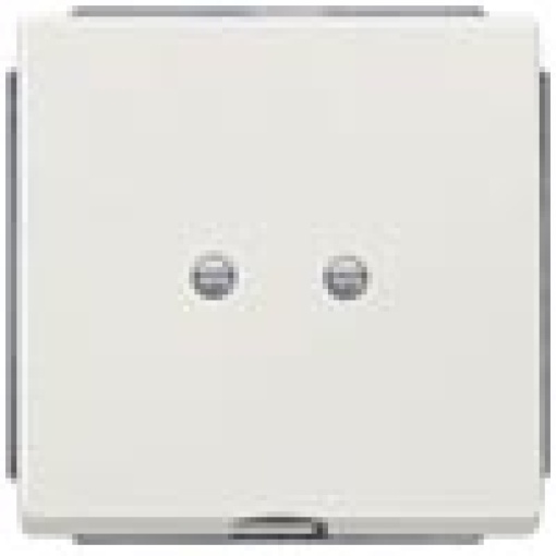 DELTA style outlet plate titanium white