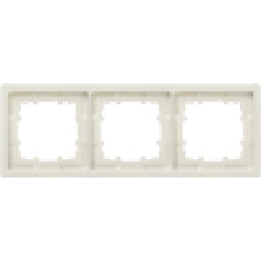 DELTA style titanium white frame triple