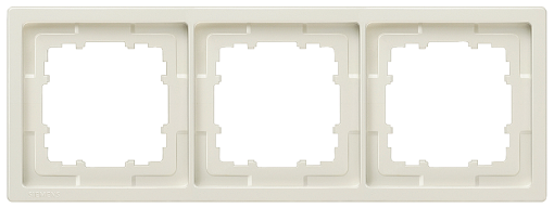 DELTA style titanium white frame triple