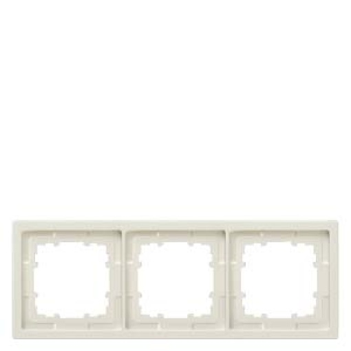 DELTA style titanium white frame triple