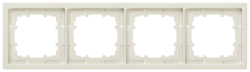 DELTA style titanium white frame quadruple