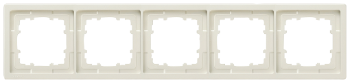 DELTA style titanium white frame quintuple