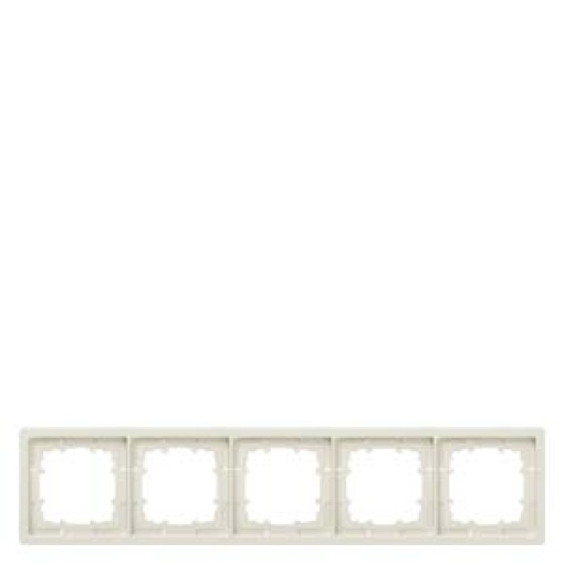 DELTA style titanium white frame quintuple