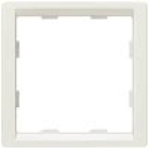 DELTA style titanium white intermediate frame for installation of 55x55mm dev